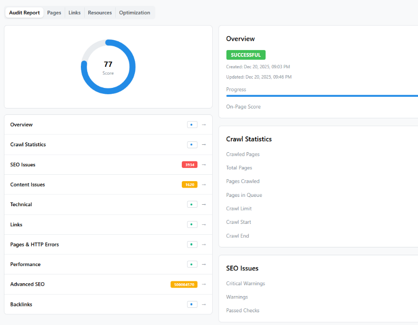 Understand page-level ranking strength